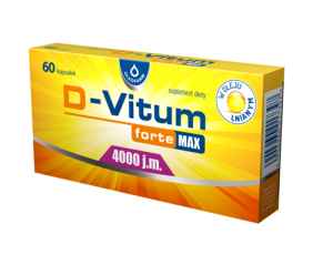 D-Vitum Forte Max 4000 j.m. 60 kaps.