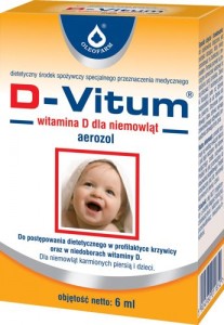 D-Vitum witamina D dla niemowlt aerozol 6 ml