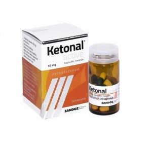 Ketonal Active 50 mg 20 kapsuek
