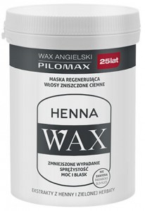 PILOMAX WAX Henna Maska do wosw zniszczonych ciemnych 480 ml