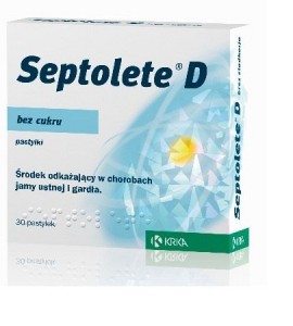 SEPTOLETE D (bez cukru) 30 pastylek