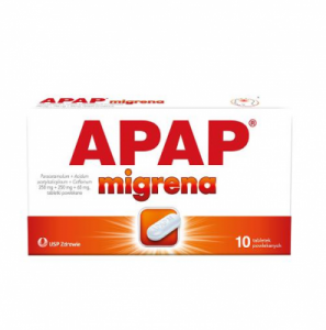 APAP migrena 10 tabletek