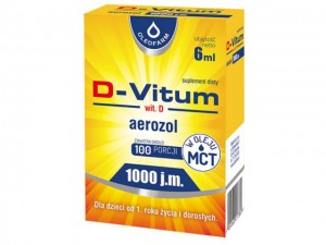 D-Vitum witamina D 1000 j.m. areozol 6 ml