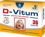 D-Vitum - witamina D dla niemowlt 36 kapsuek twist-off