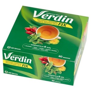Verdin Fix herbata na trawienie 40 saszetek
