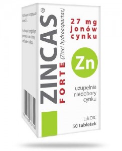 ZINCAS Forte 50 tabletek